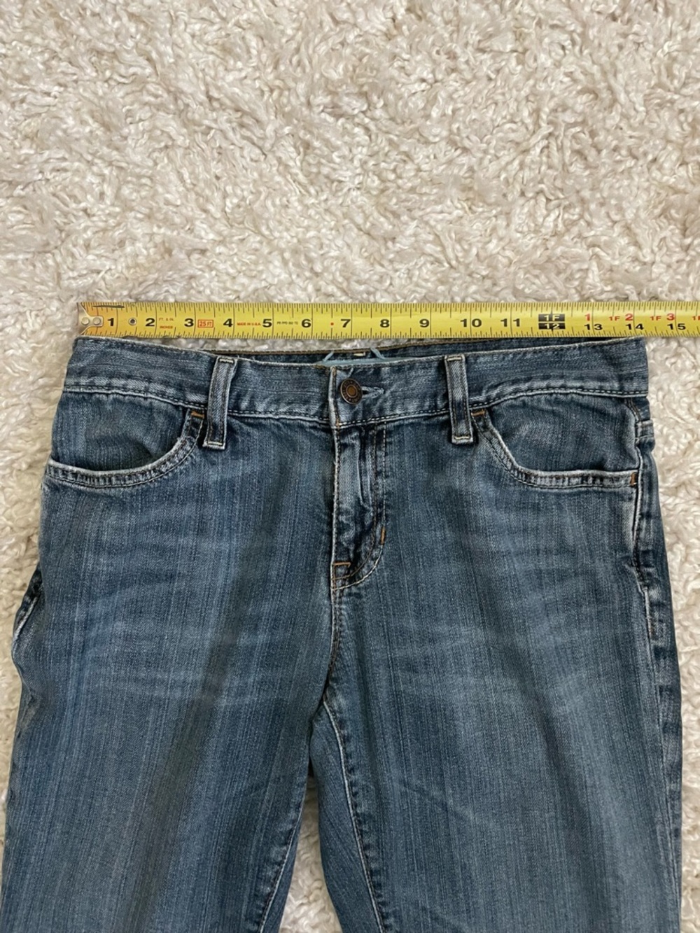 Vintage GAP Long and Lean Stretch Dark Wash, Boot Cut Women's Jeans - Picture 7 of 11